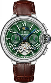 Fashion Automatic Mechanical Man Watch Date Week Waterproof Men Watch Tourbillon Stainless Steel Band Leather Band Business Men's Watches